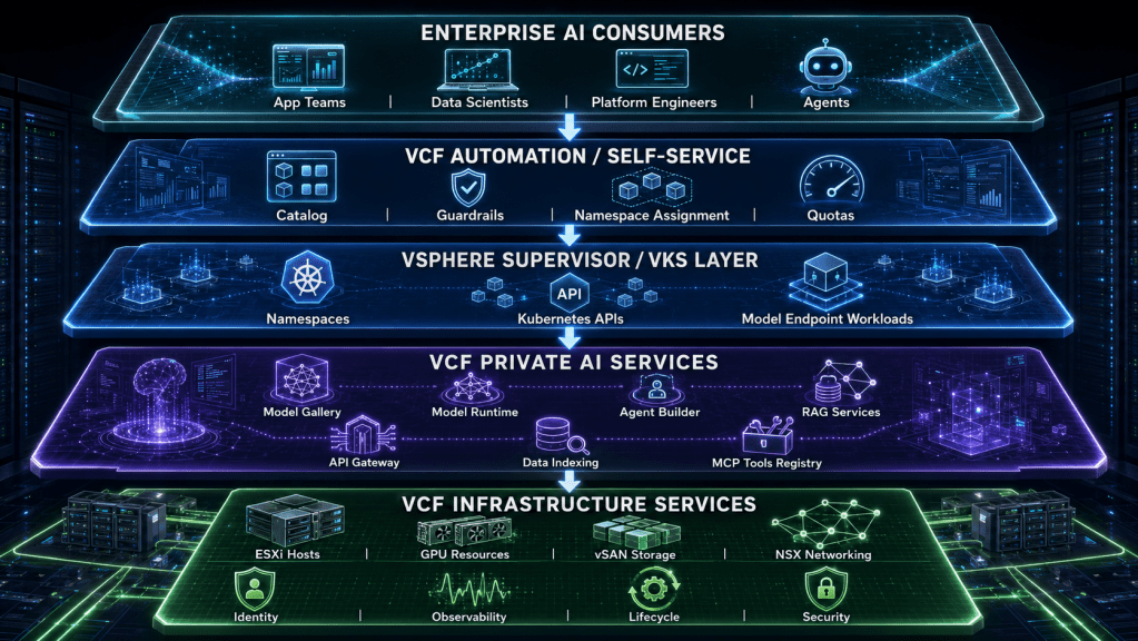 VCF 9.1 for Private AI: When the Private Cloud Becomes the AI Operating Model VCF 9.1 for Private AI: When the Private Cloud Becomes the AI Operating Model