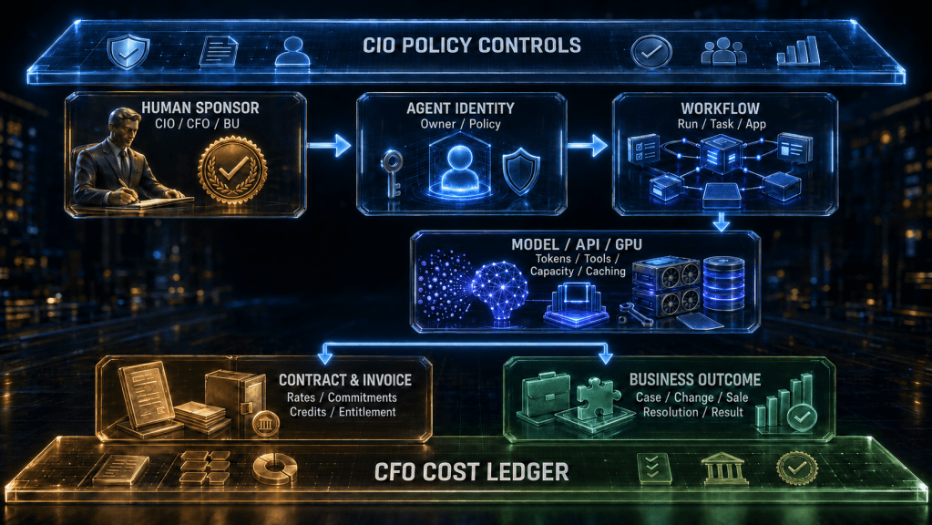 Your AI Bill Has No Owner: The CIO-CFO Framework for Token, Agent, and GPU Cost Governance Your AI Bill Has No Owner: The CIO-CFO Framework for Token, Agent, and GPU Cost Governance