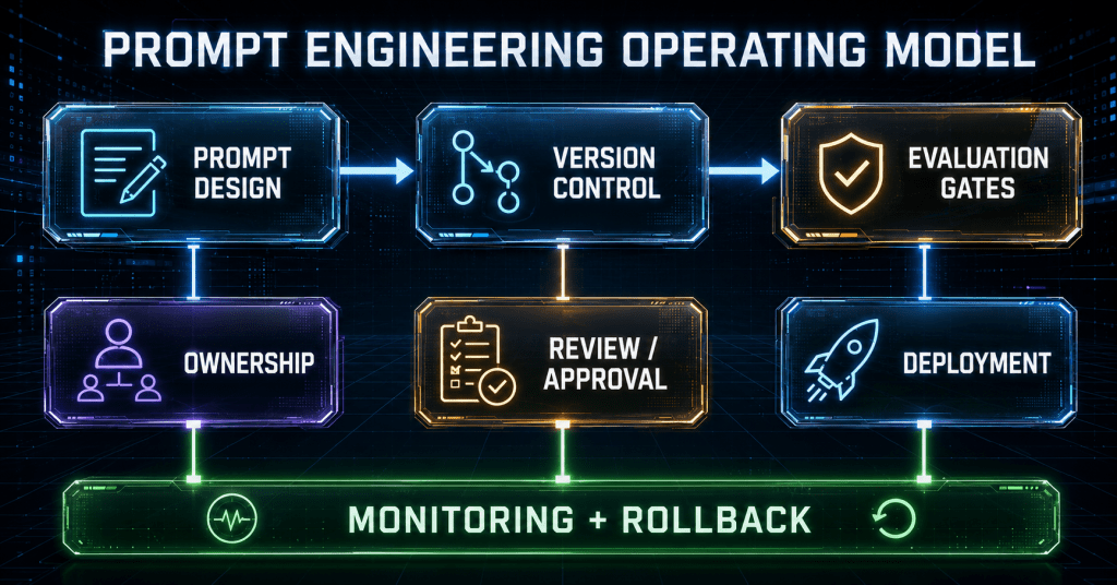 Prompt Engineering as an Operating Model: Versioned Prompts, Evaluation, and Governance Prompt Engineering as an Operating Model: Versioned Prompts, Evaluation, and Governance