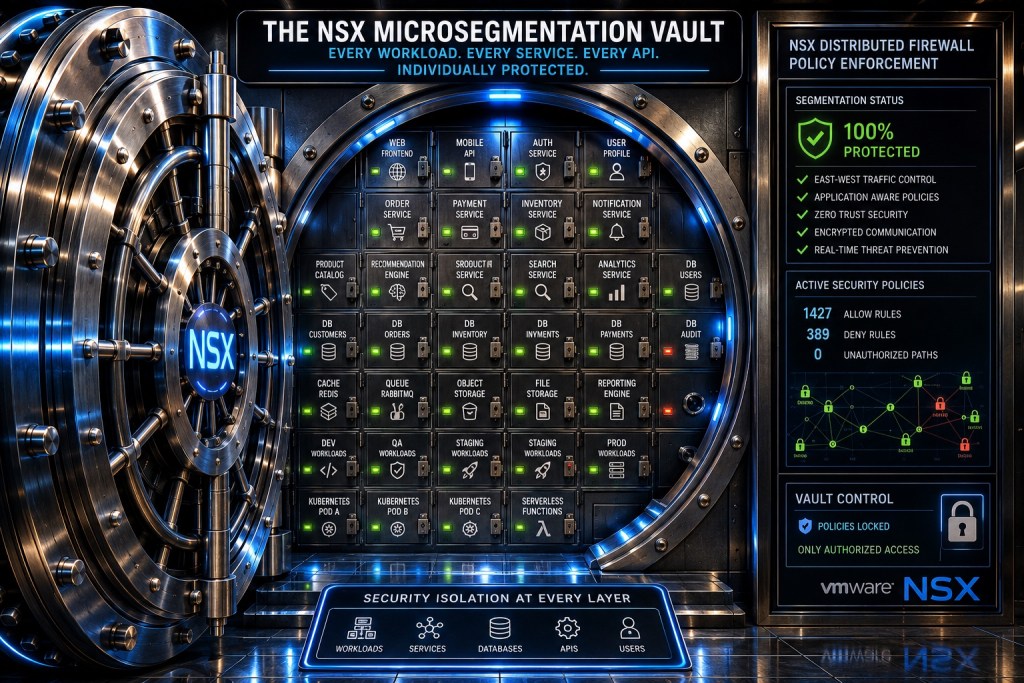 The NSX Microsegmentation Vault: Designing Distributed Firewall Policy Around Applications, Not Perimeters The NSX Microsegmentation Vault: Designing Distributed Firewall Policy Around Applications, Not Perimeters