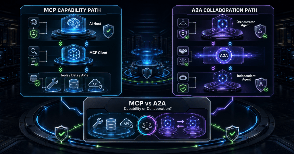 MCP vs A2A in 2026: Which Protocol Does Your AI Architecture Actually Need? MCP vs A2A in 2026: Which Protocol Does Your AI Architecture Actually Need?